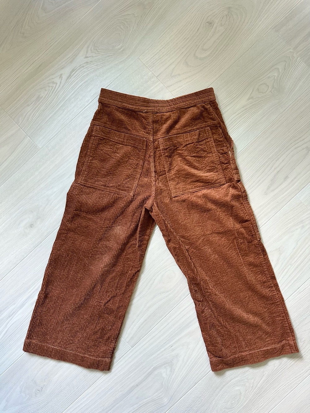 Current Air culotte corduroy trousers with drawstring